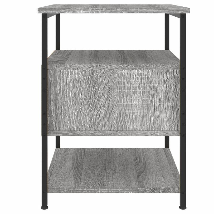 Nachtkastjes 2 St 40X42X56 Cm Bewerkt Hout Grijs Sonoma Eiken