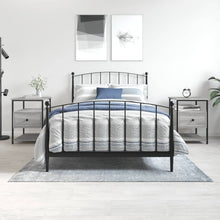 Nachtkastjes 2 St 40X42X56 Cm Bewerkt Hout Grijs Sonoma Eiken