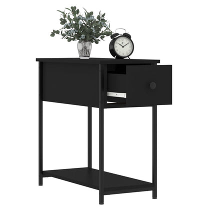 Nachtkastjes 2 St 30X60X60 Cm Bewerkt Hout Zwart