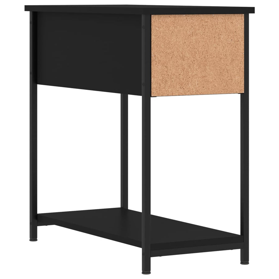 Nachtkastjes 2 St 30X60X60 Cm Bewerkt Hout Zwart