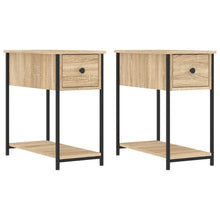 Nachtkastjes 2 St 30X60X60 Cm Bewerkt Hout Sonoma Eikenkleurig