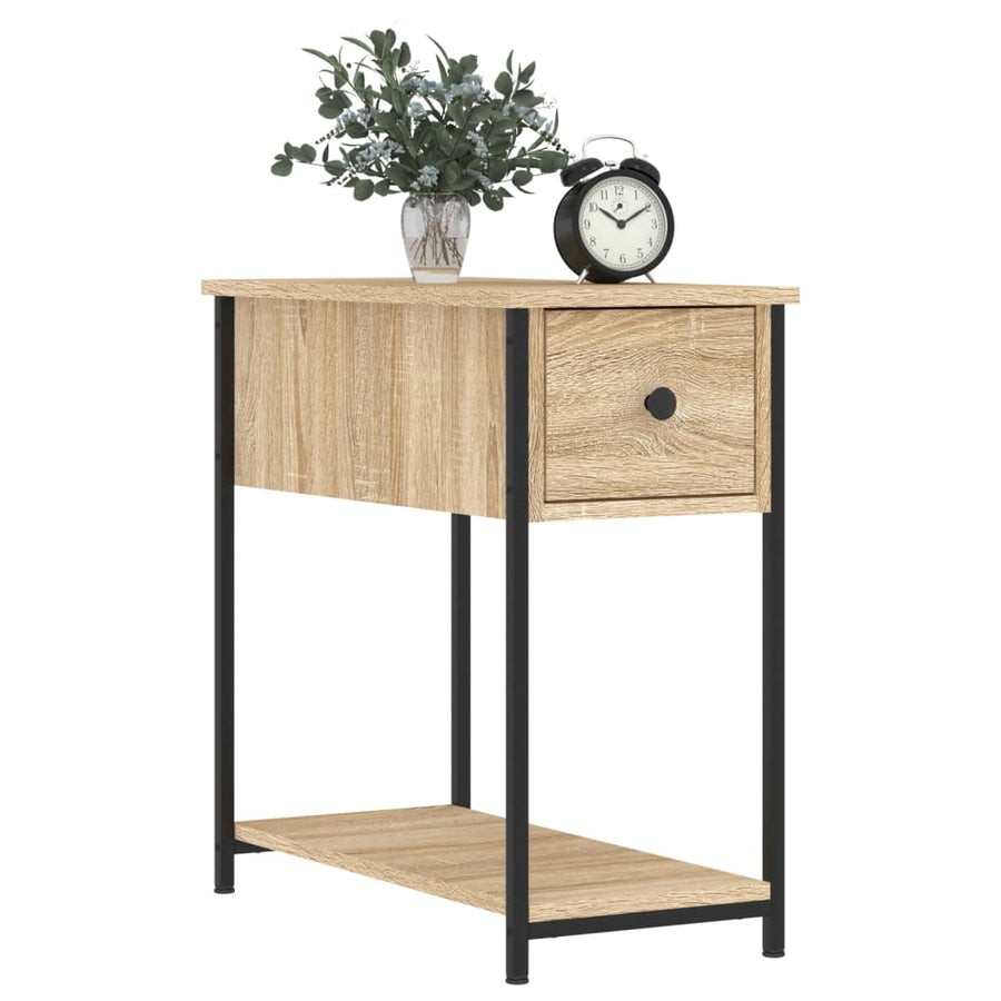 Nachtkastjes 2 St 30X60X60 Cm Bewerkt Hout Sonoma Eikenkleurig