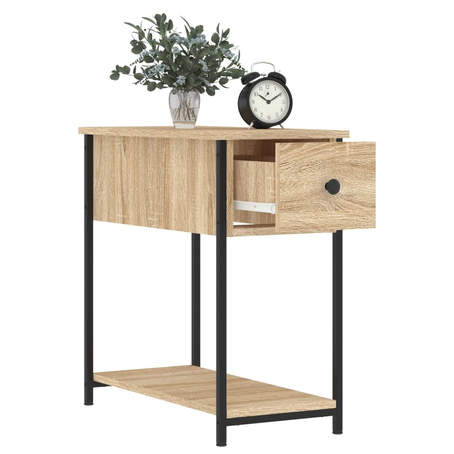 Nachtkastjes 2 St 30X60X60 Cm Bewerkt Hout Sonoma Eikenkleurig