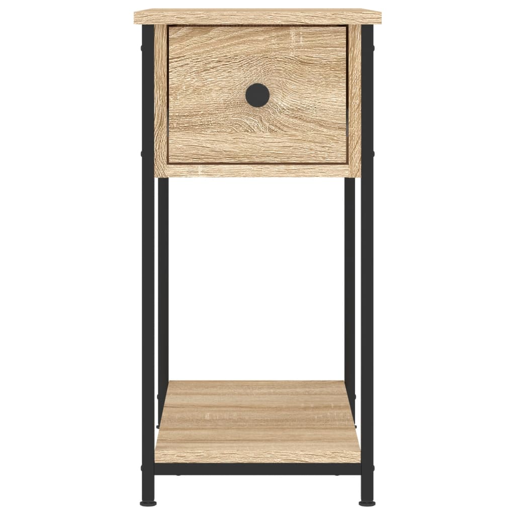 Nachtkastjes 2 St 30X60X60 Cm Bewerkt Hout Sonoma Eikenkleurig