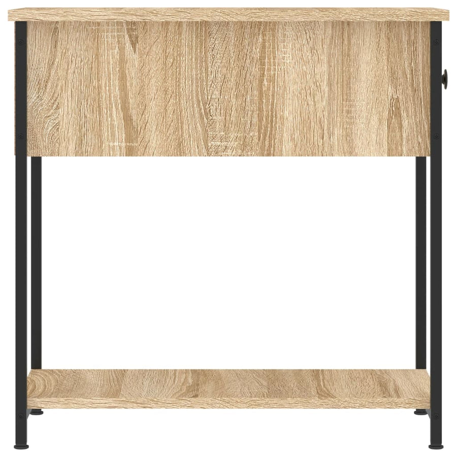 Nachtkastjes 2 St 30X60X60 Cm Bewerkt Hout Sonoma Eikenkleurig