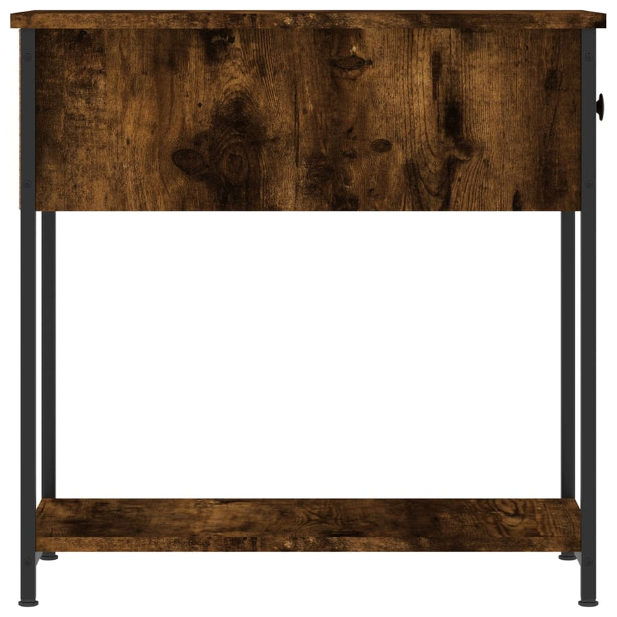 Nachtkastjes 2 St 30X60X60 Cm Bewerkt Hout Gerookt Eikenkleurig