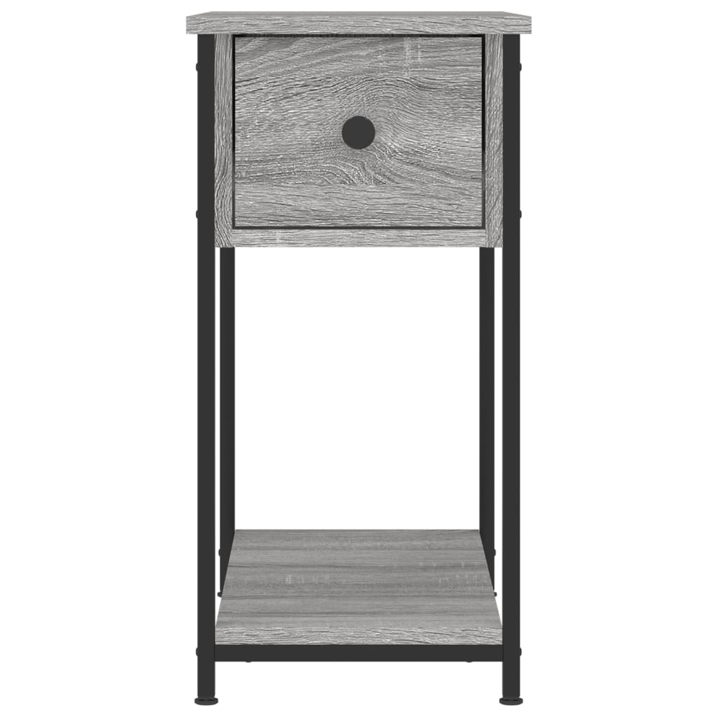Nachtkastjes 2 St 30X60X60 Cm Bewerkt Hout Grijs Sonoma Eiken