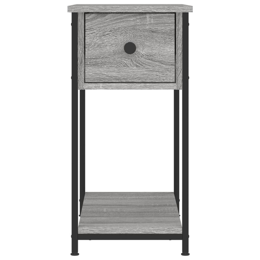 Nachtkastjes 2 St 30X60X60 Cm Bewerkt Hout Grijs Sonoma Eiken