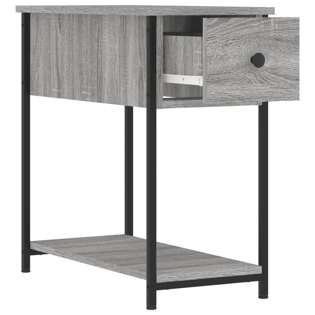 Nachtkastjes 2 St 30X60X60 Cm Bewerkt Hout Grijs Sonoma Eiken