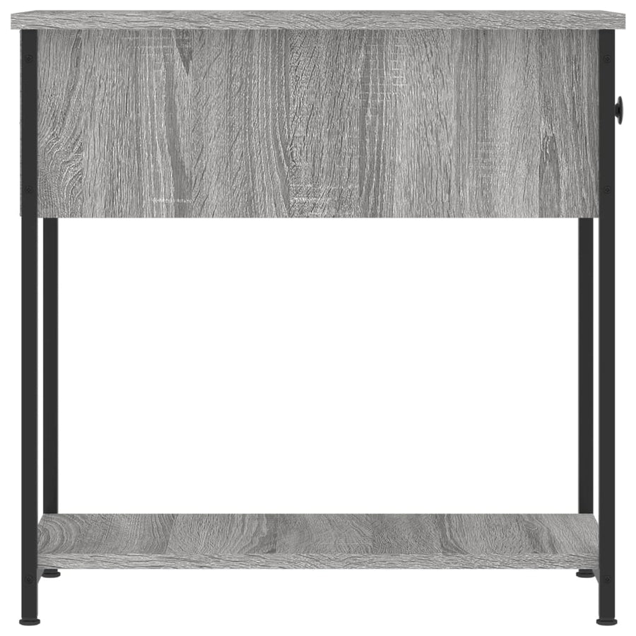 Nachtkastjes 2 St 30X60X60 Cm Bewerkt Hout Grijs Sonoma Eiken