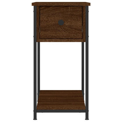 Nachtkastjes 2 St 30X60X60 Cm Bewerkt Hout Bruin Eikenkleur