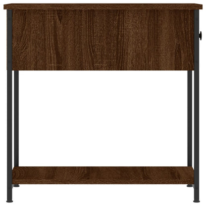 Nachtkastjes 2 St 30X60X60 Cm Bewerkt Hout Bruin Eikenkleur