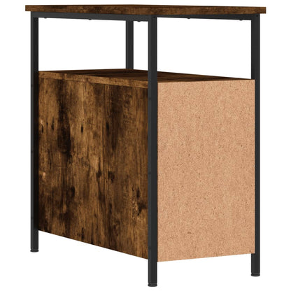 Nachtkastjes 2 St 30X60X60 Cm Bewerkt Hout Gerookt Eikenkleurig