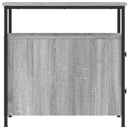 Nachtkastjes 2 St 30X60X60 Cm Bewerkt Hout Grijs Sonoma Eiken