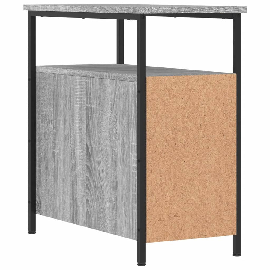 Nachtkastjes 2 St 30X60X60 Cm Bewerkt Hout Grijs Sonoma Eiken