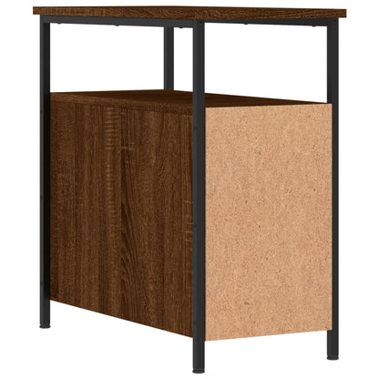 Nachtkastjes 2 St 30X60X60 Cm Bewerkt Hout Bruin Eikenkleur