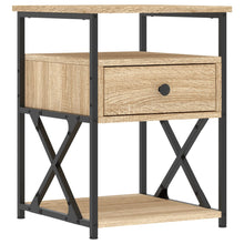 Nachtkastje 40X42X55 Cm Bewerkt Hout Kleurig 1 Sonoma eiken
