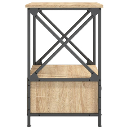 Nachtkastjes 50X41X65 Cm Bewerkt Hout Kleurig 2 Sonoma eiken