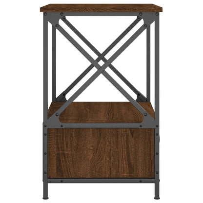 Nachtkastjes 50X41X65 Cm Bewerkt Hout Bruin Eikenkleur 2 Bruineiken