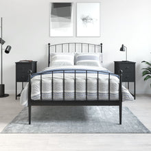 Nachtkastjes 2 St 32X42X70 Cm Bewerkt Hout Zwart
