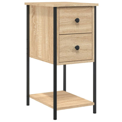 Nachtkastjes 32X42X70 Cm Bewerkt Hout Kleurig Sonoma eiken