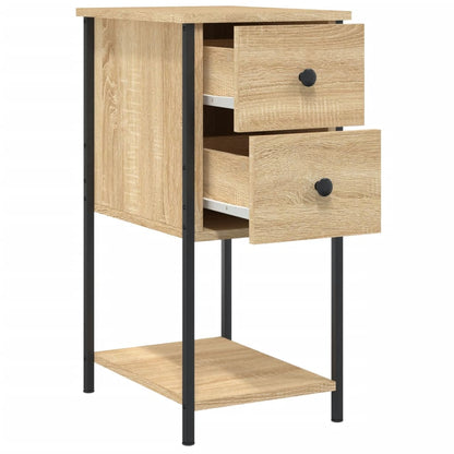 Nachtkastjes 32X42X70 Cm Bewerkt Hout Kleurig Sonoma eiken