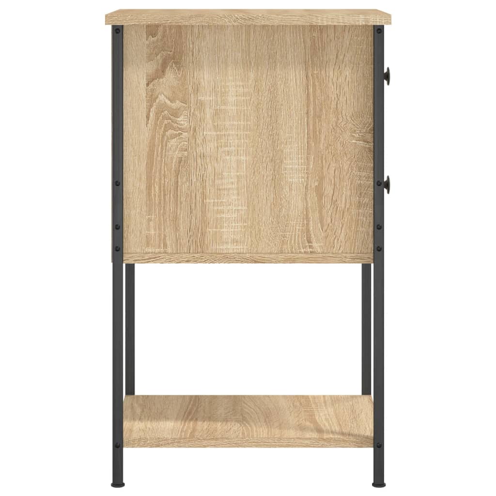 Nachtkastjes 32X42X70 Cm Bewerkt Hout Kleurig Sonoma eiken