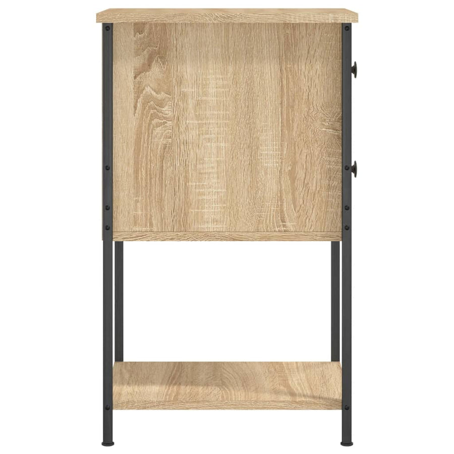 Nachtkastjes 32X42X70 Cm Bewerkt Hout Kleurig Sonoma eiken