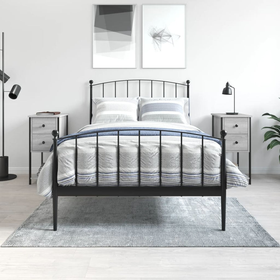 Nachtkastjes 32X42X70 Cm Bewerkt Hout Eiken Grijs sonoma