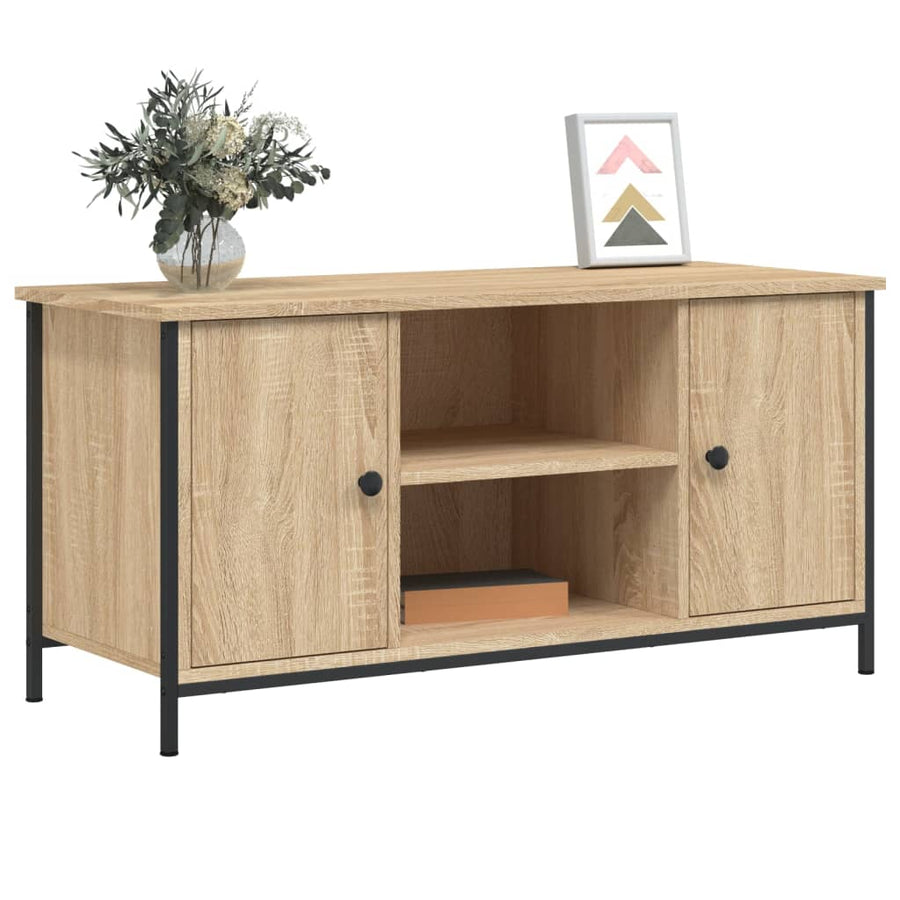 Tv-Meubel 00X40X50 Cm Bewerkt Hout Kleurig Sonoma eiken