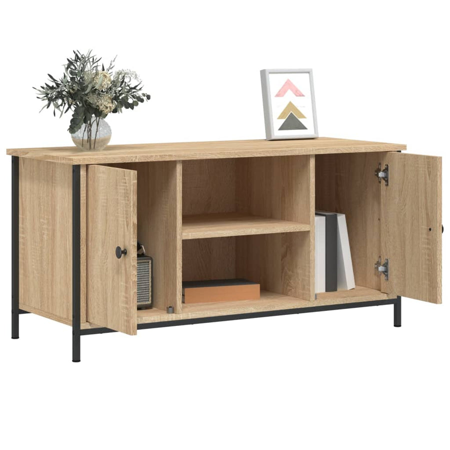 Tv-Meubel 00X40X50 Cm Bewerkt Hout Kleurig Sonoma eiken