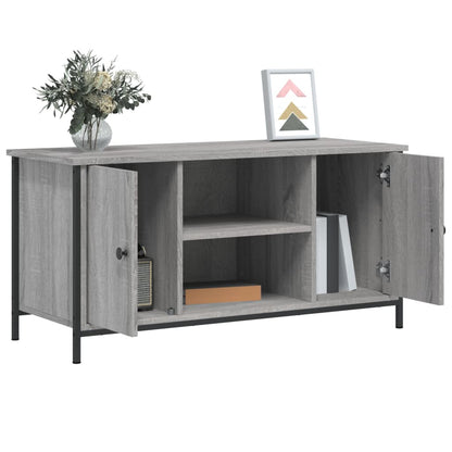 Tv-Meubel 00X40X50 Cm Bewerkt Hout Eikenkleurig Grijs sonoma