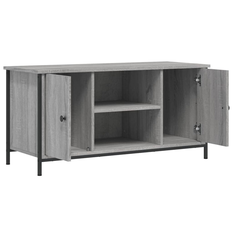 Tv-Meubel 00X40X50 Cm Bewerkt Hout Eikenkleurig Grijs sonoma