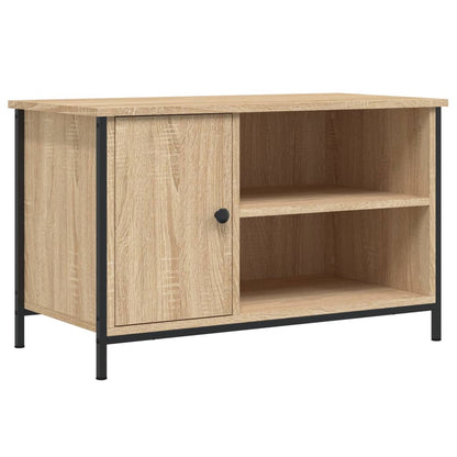 Tv-Meubel 80X40X50 Cm Bewerkt Hout Kleurig Sonoma eiken