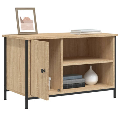 Tv-Meubel 80X40X50 Cm Bewerkt Hout Kleurig Sonoma eiken