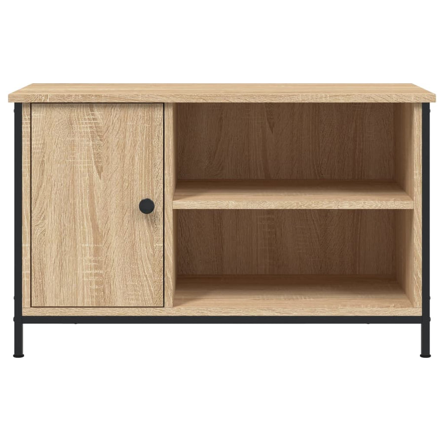 Tv-Meubel 80X40X50 Cm Bewerkt Hout Kleurig Sonoma eiken