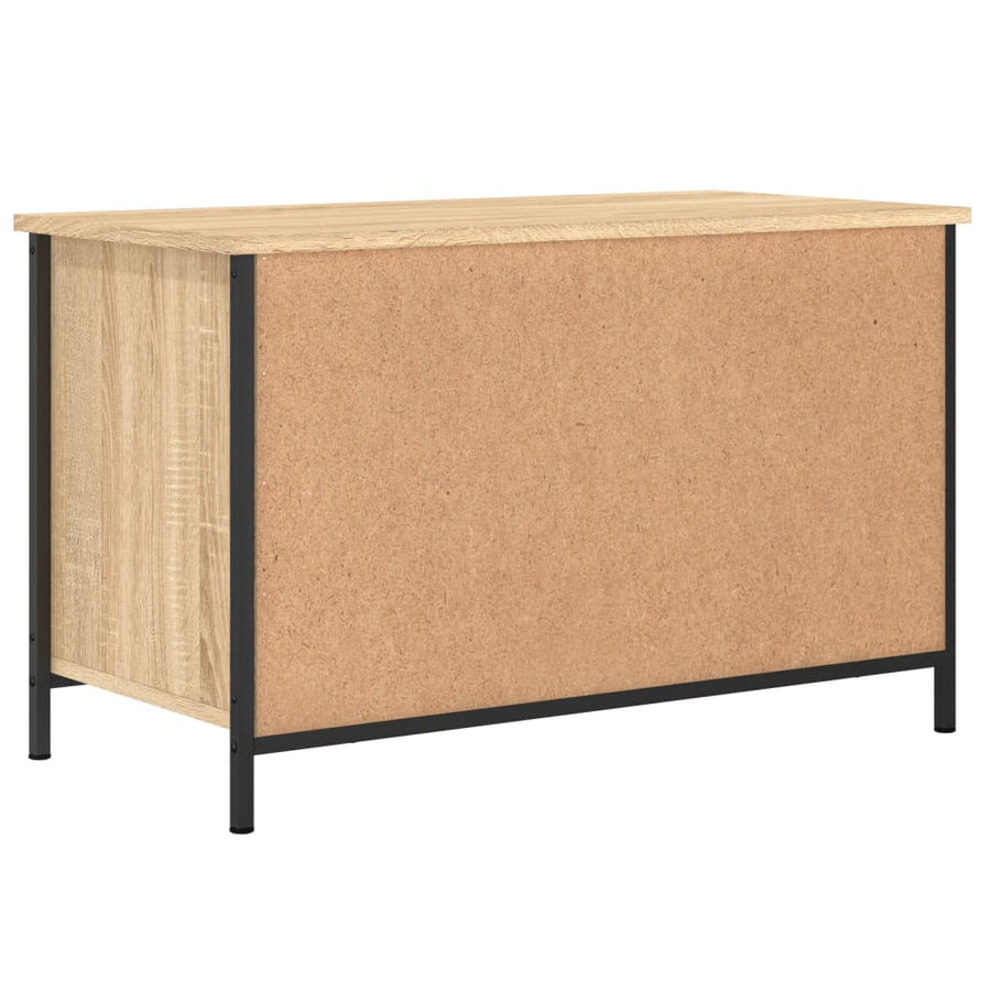 Tv-Meubel 80X40X50 Cm Bewerkt Hout Kleurig Sonoma eiken