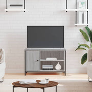 Tv-meubel 80x40x50 cm grijs sonoma eiken