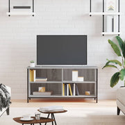 Tv-meubel 100x40x50 cm grijs bewerkt hout