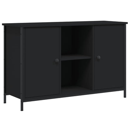 Tv-Meubel 00X35X65 Cm Bewerkt Hout Zwart