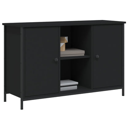 Tv-Meubel 00X35X65 Cm Bewerkt Hout Zwart