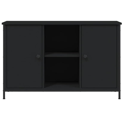 Tv-Meubel 00X35X65 Cm Bewerkt Hout Zwart
