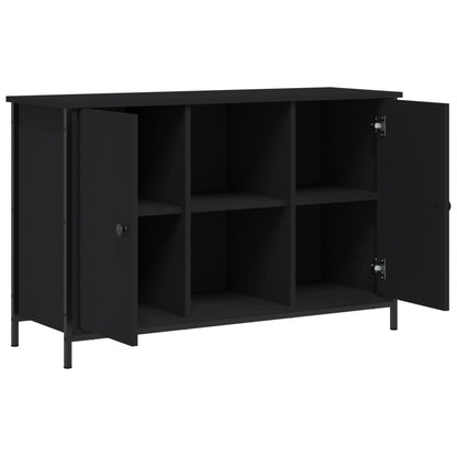 Tv-Meubel 00X35X65 Cm Bewerkt Hout Zwart