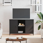 TV Cabinet 100x35x65 cm Engineered Wood Black