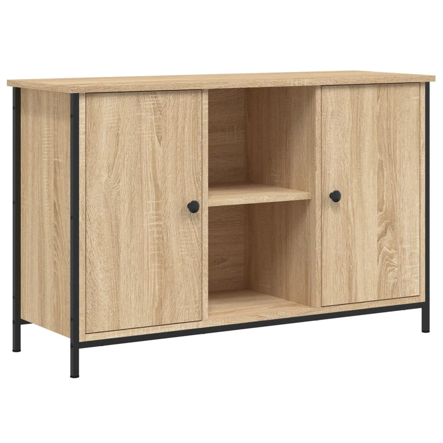 Tv-Meubel 00X35X65 Cm Bewerkt Hout Kleurig Sonoma eiken