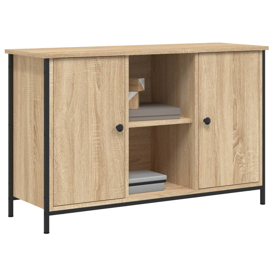 Tv-Meubel 00X35X65 Cm Bewerkt Hout Kleurig Sonoma eiken