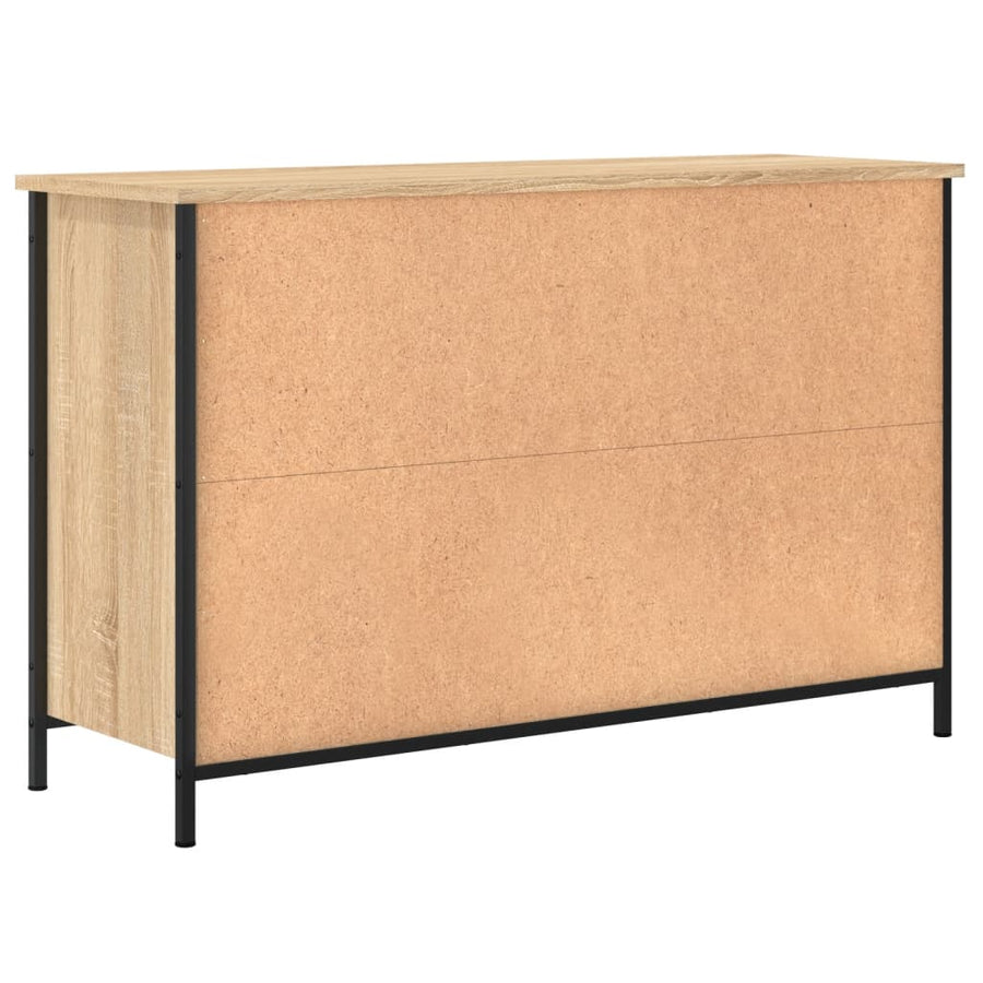 Tv-Meubel 00X35X65 Cm Bewerkt Hout Kleurig Sonoma eiken