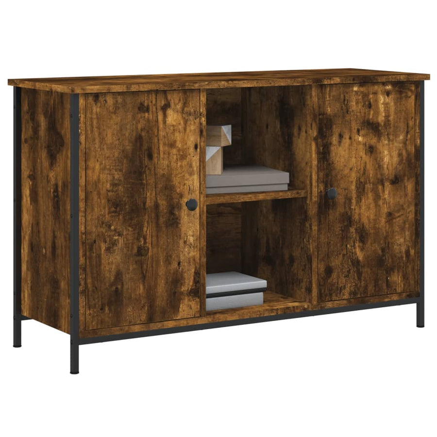 Tv-Meubel 00X35X65 Cm Bewerkt Hout Kleurig Gerookt eiken