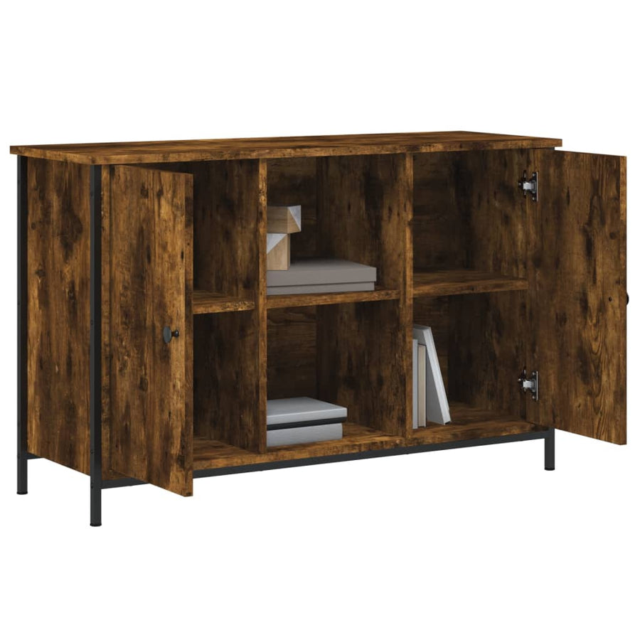 Tv-Meubel 00X35X65 Cm Bewerkt Hout Kleurig Gerookt eiken