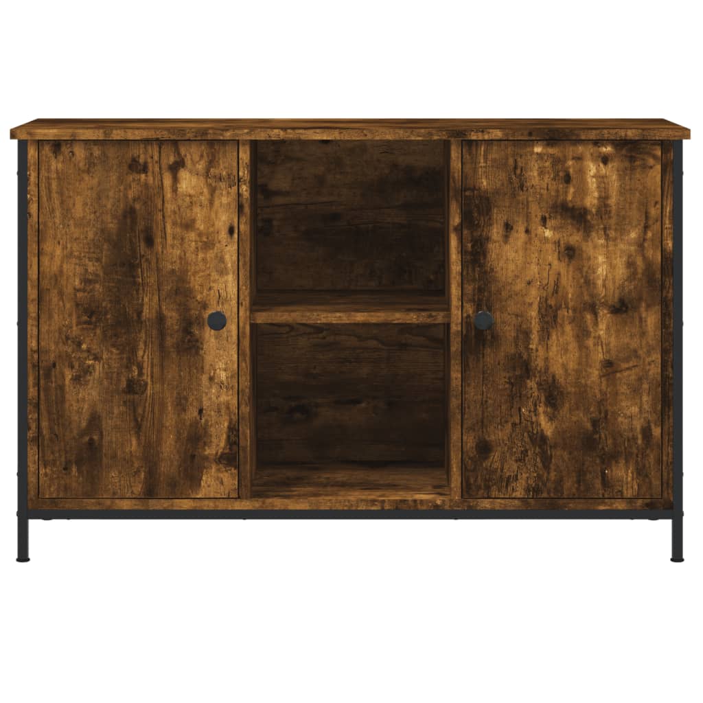 Tv-Meubel 00X35X65 Cm Bewerkt Hout Kleurig Gerookt eiken